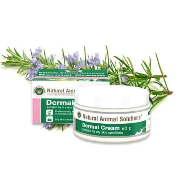 Natural Animal Solutions Dermal Cream for Dogs and Cats 60g-Habitat Pet Supplies