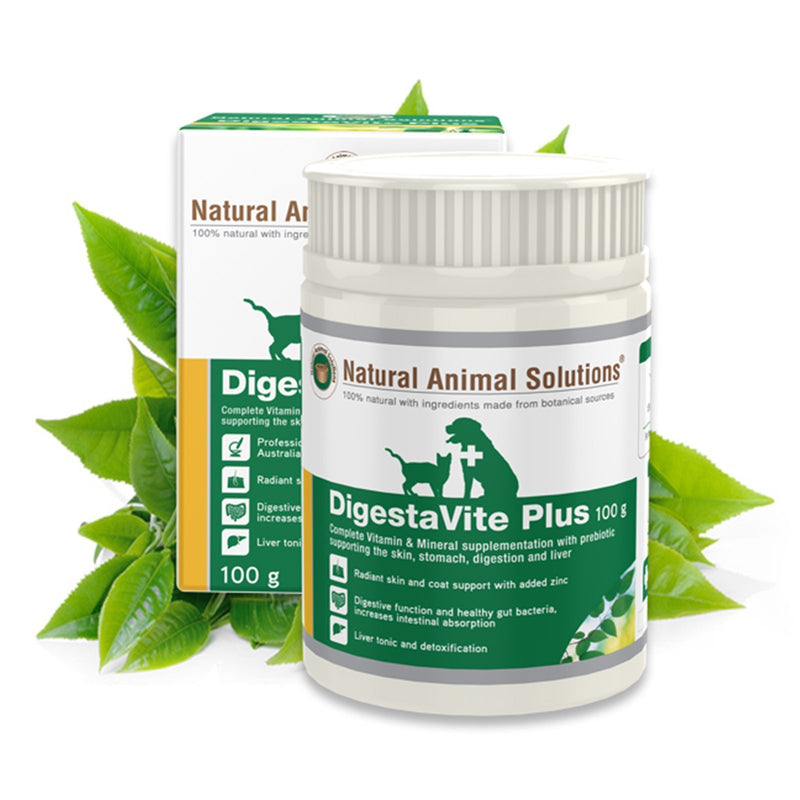Natural Animal Solutions DigestaVite Plus Supplement for Dogs and Cats 100g-Habitat Pet Supplies