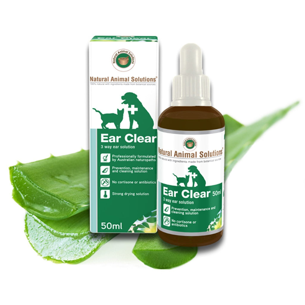 Natural Animal Solutions Ear Clear for Dogs and Cats 50ml-Habitat Pet Supplies