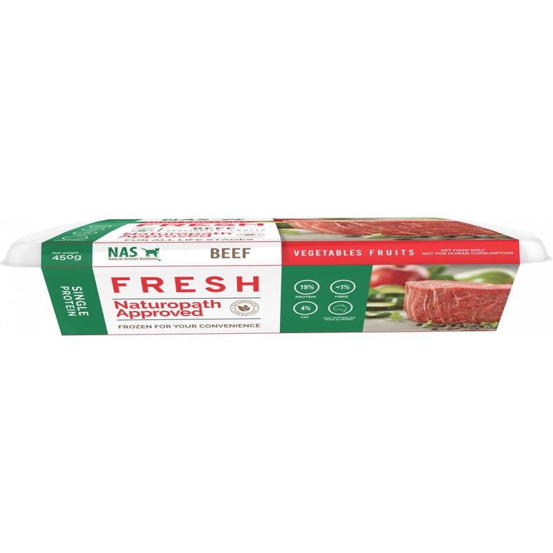 Natural Animal Solutions FreshRAW Beef Cat Food 450g