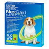 Nexgard Spectra Dog 7.6-15kg Green 3 Pack-Habitat Pet Supplies