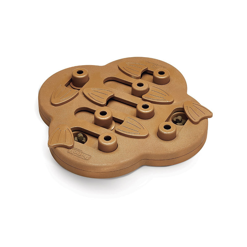 Nina Ottosson Hide n Slide Wooden Puzzle Feeder Dog Toy-Habitat Pet Supplies