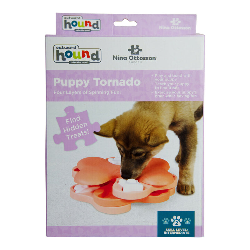 Nina Ottosson Tornado Interactive Puzzle Feeder Dog Toy for Puppies