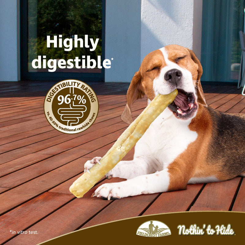 Nothin to Hide Beef Roll Large Dog Treats 2 Pack***
