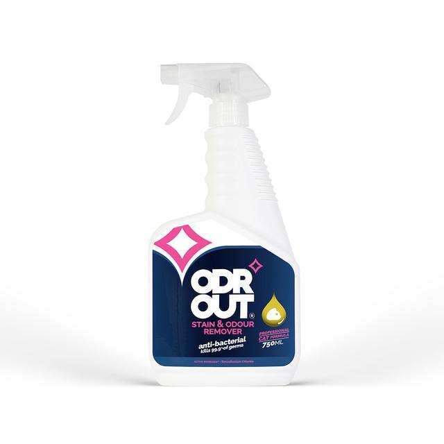 ODR Out Stain and Odour Remover Spray for Cats 750ml-Habitat Pet Supplies