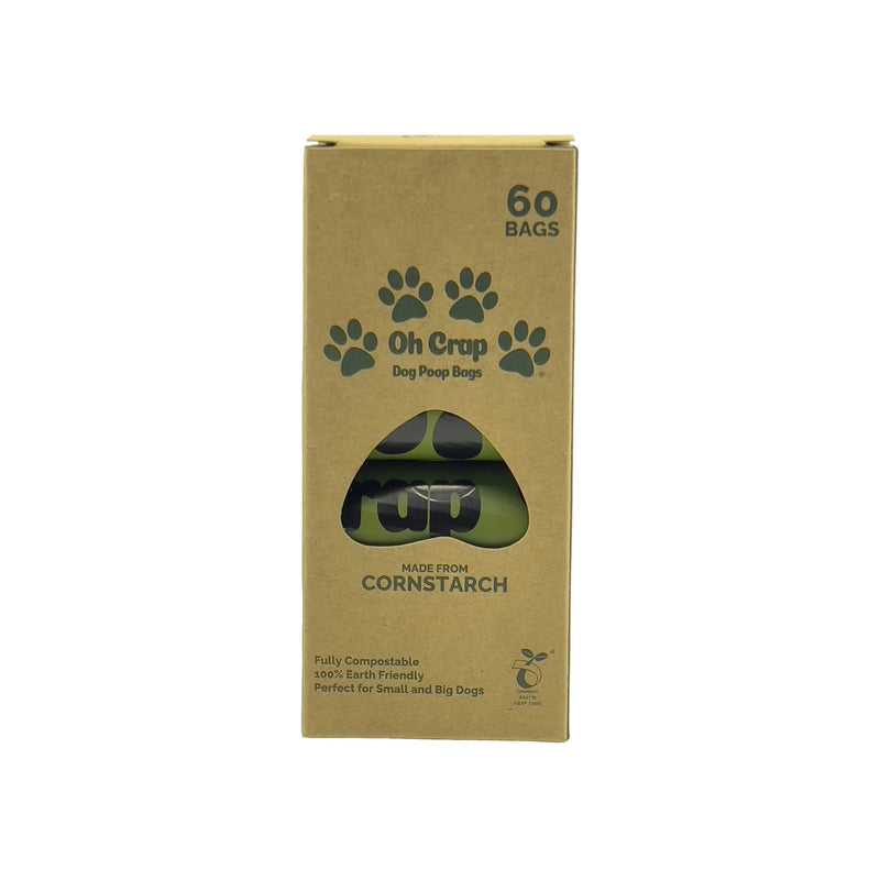 Oh Crap Compostable Dog Poop Bags 60 Pack