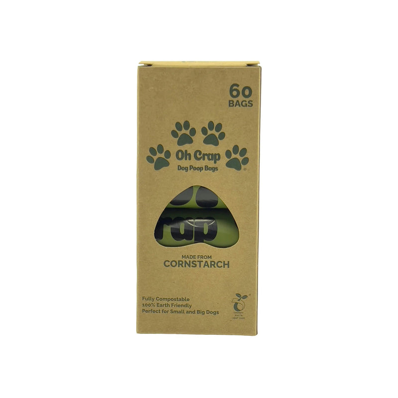 Oh Crap Oh Crap Compostable Dog Poop Bags 60 Pack – Habitat Pet Supplies