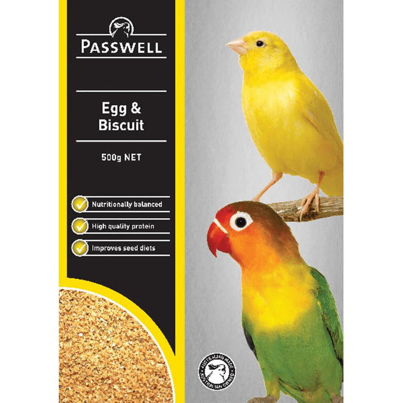 Passwell Egg and Biscuit 500g-Habitat Pet Supplies
