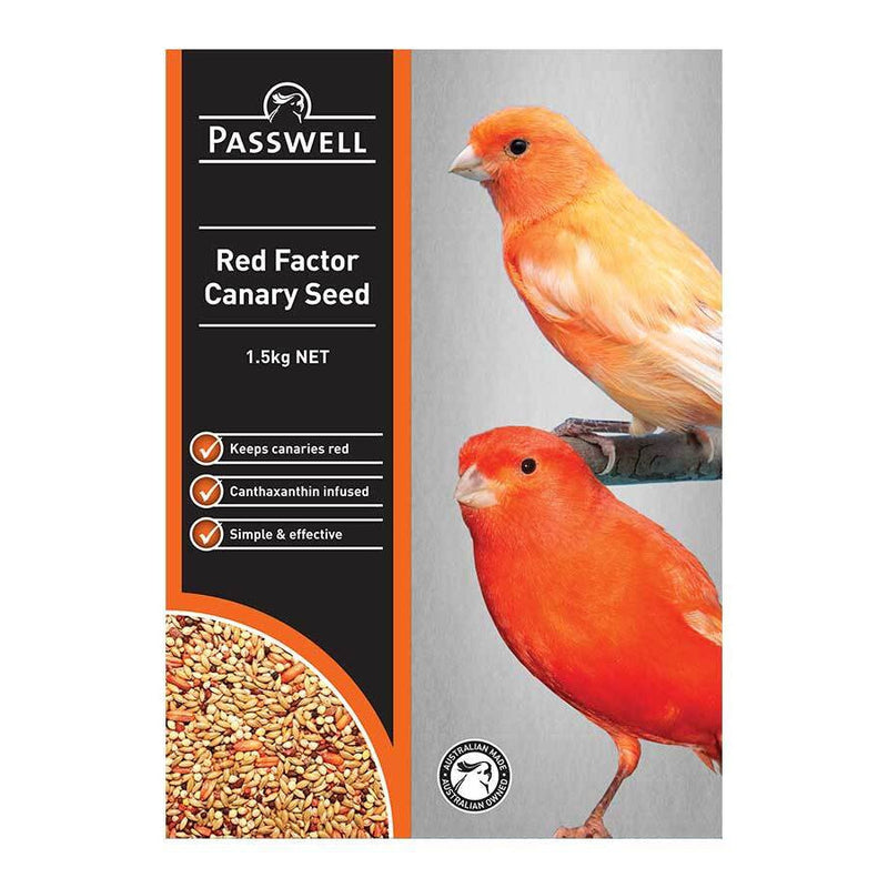 Passwell Red Factor Seed 1.5kg-Habitat Pet Supplies