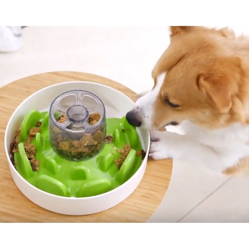 Pet DreamHouse Spin Interactive Slow Feeder for Dogs UFO Maze