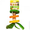 Pet One Veggie Rope and Straw Chew Hanging Hula Small Animal Toy-Habitat Pet Supplies