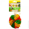 Pet One Veggie Straw Chew Hanging Donut Small Animal Toy-Habitat Pet Supplies