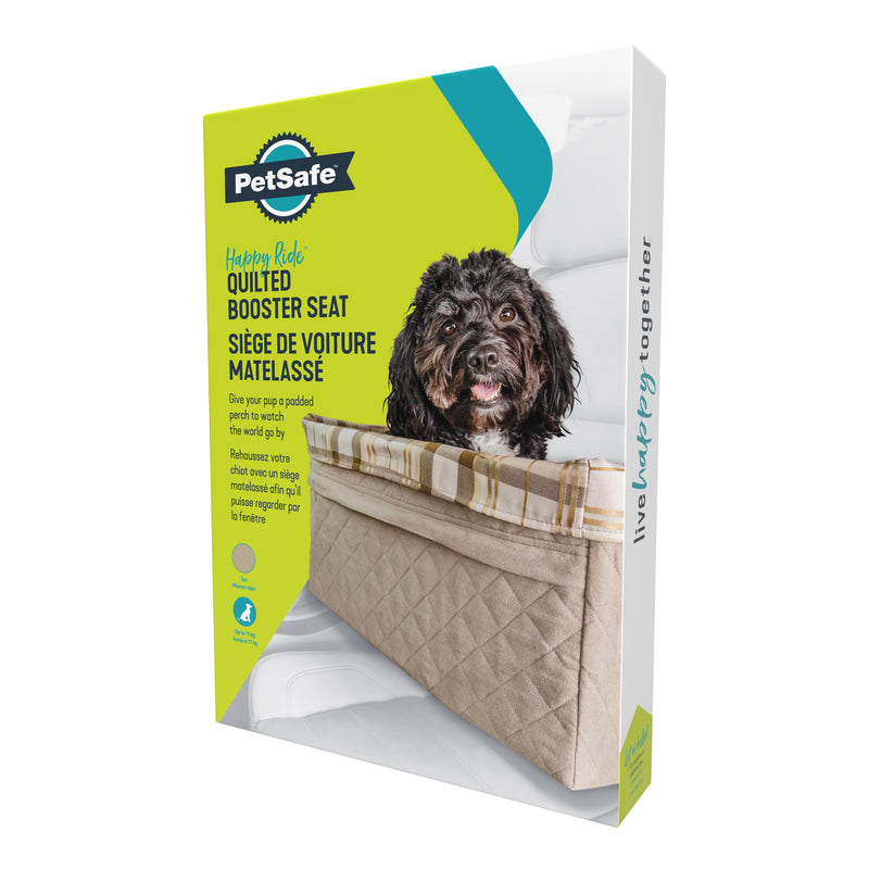 PetSafe Happy Ride Quilted Dog Booster Seat 8kg