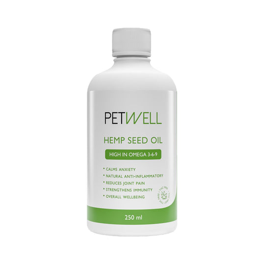 PetWell Hemp Seed Oil for Dogs and Cats 250ml