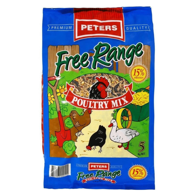 Peters Free Range Poultry Mix Food 5kg (+_+)-Habitat Pet Supplies