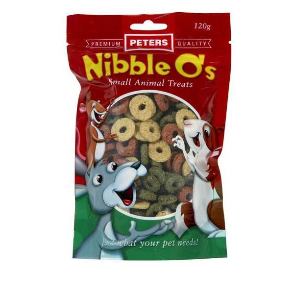 Peters Nibble Os Small Animal Treats 120g (+_+)-Habitat Pet Supplies