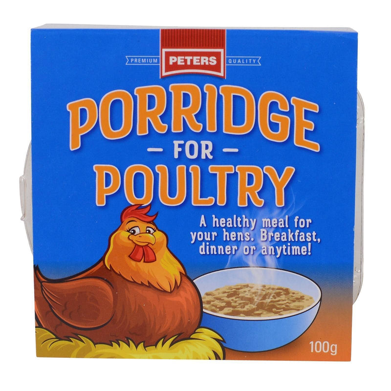 Peters Porridge for Poultry Chicken Treat 100g (+_+)-Habitat Pet Supplies