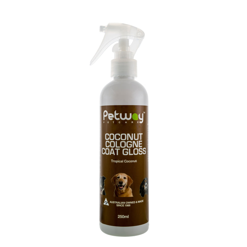 Petway Coconut Cologne Coat Gloss 250ml-Habitat Pet Supplies