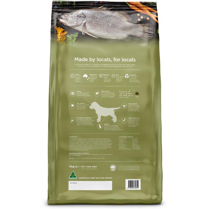 Phoenix Grain Free Dry Puppy Food Ocean Fish and Barramundi 13kg