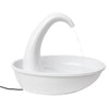 Pioneer Pet Swan Water Fountain for Dogs and Cats 2.3L-Habitat Pet Supplies
