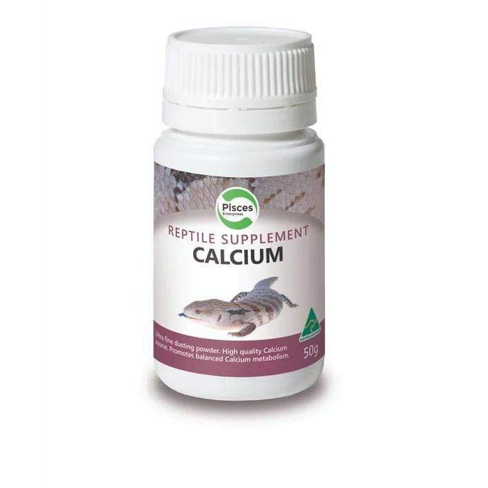 Pisces Calcium Powder for Reptiles 50g-Habitat Pet Supplies