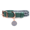 Pupstyle Emerald Envy City Dog Collar Small