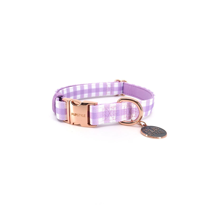 Pupstyle Suburban Berry Milkshake Dog Collar Large-Habitat Pet Supplies