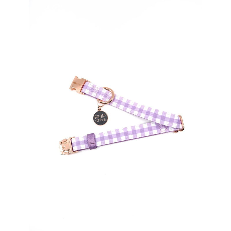 Pupstyle Suburban Berry Milkshake Dog Collar Medium