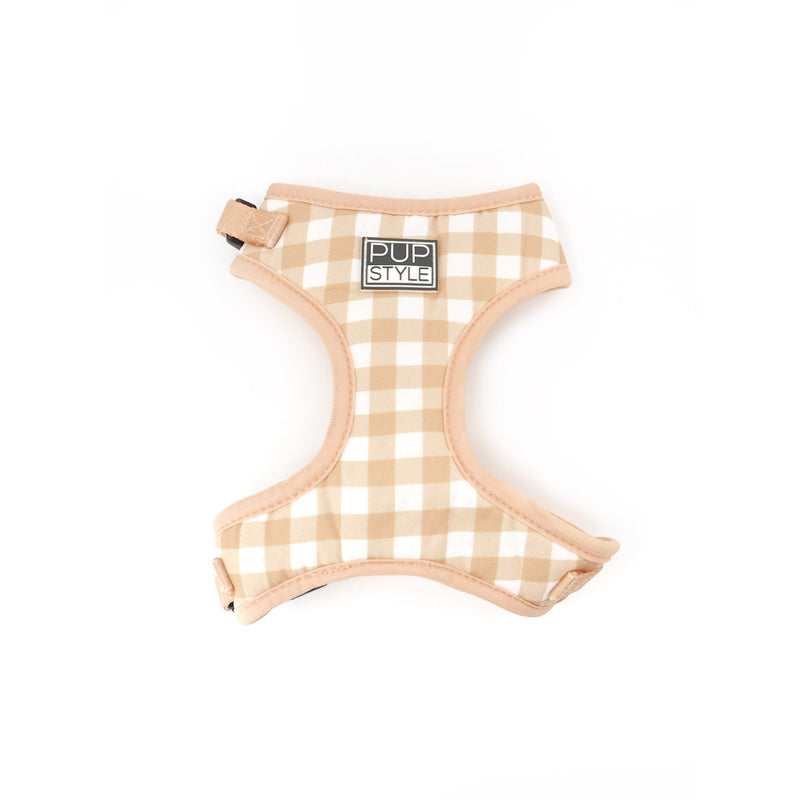 Pupstyle Suburban Creme Brulee Dog Harness Extra Large-Habitat Pet Supplies