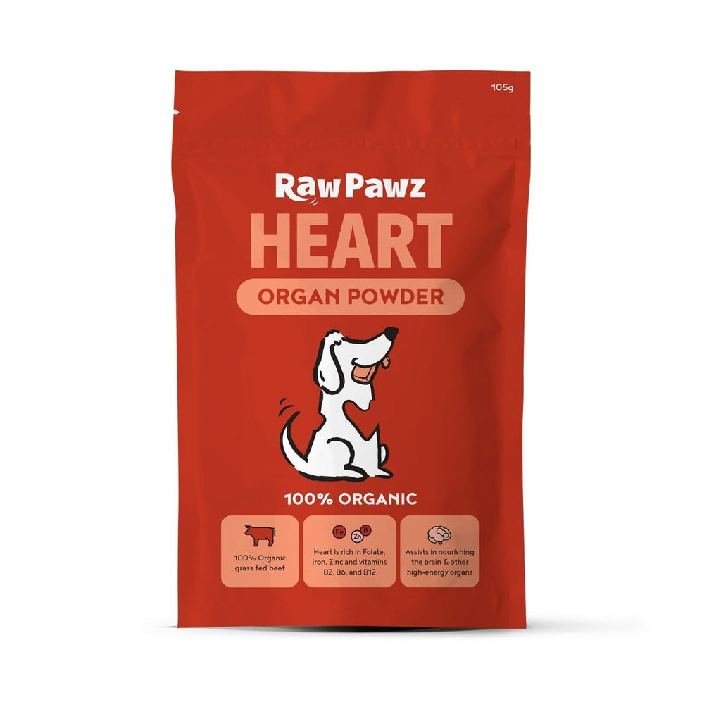 Raw Pawz Organic Beef Heart Powder for Dogs 105g-Habitat Pet Supplies