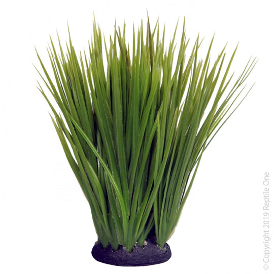 Reptile One Artificial Plant Spinifex Grass Green Resin Base