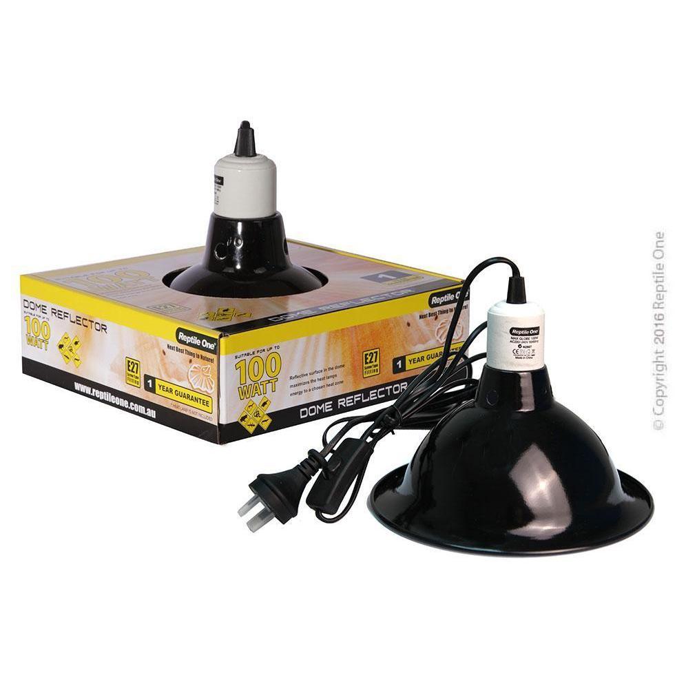 Reptile One Ceramic Heat Lamp Dome Reflector 100W – Habitat Pet Supplies