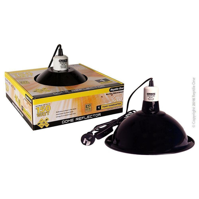 Reptile One Ceramic Heat Lamp Dome Reflector 150W-Habitat Pet Supplies