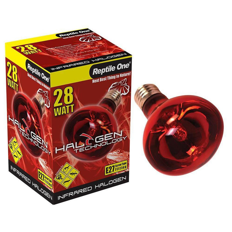 Reptile One Halogen Infrared 28W-Habitat Pet Supplies