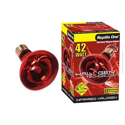 Reptile One Halogen Infrared 42W-Habitat Pet Supplies