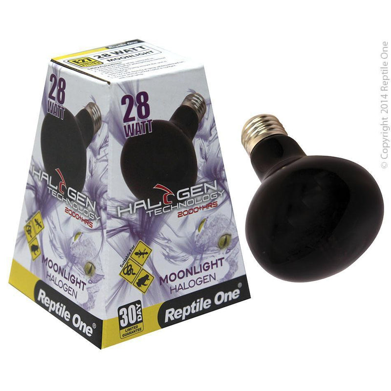 Reptile One Halogen Moonlight 28W-Habitat Pet Supplies