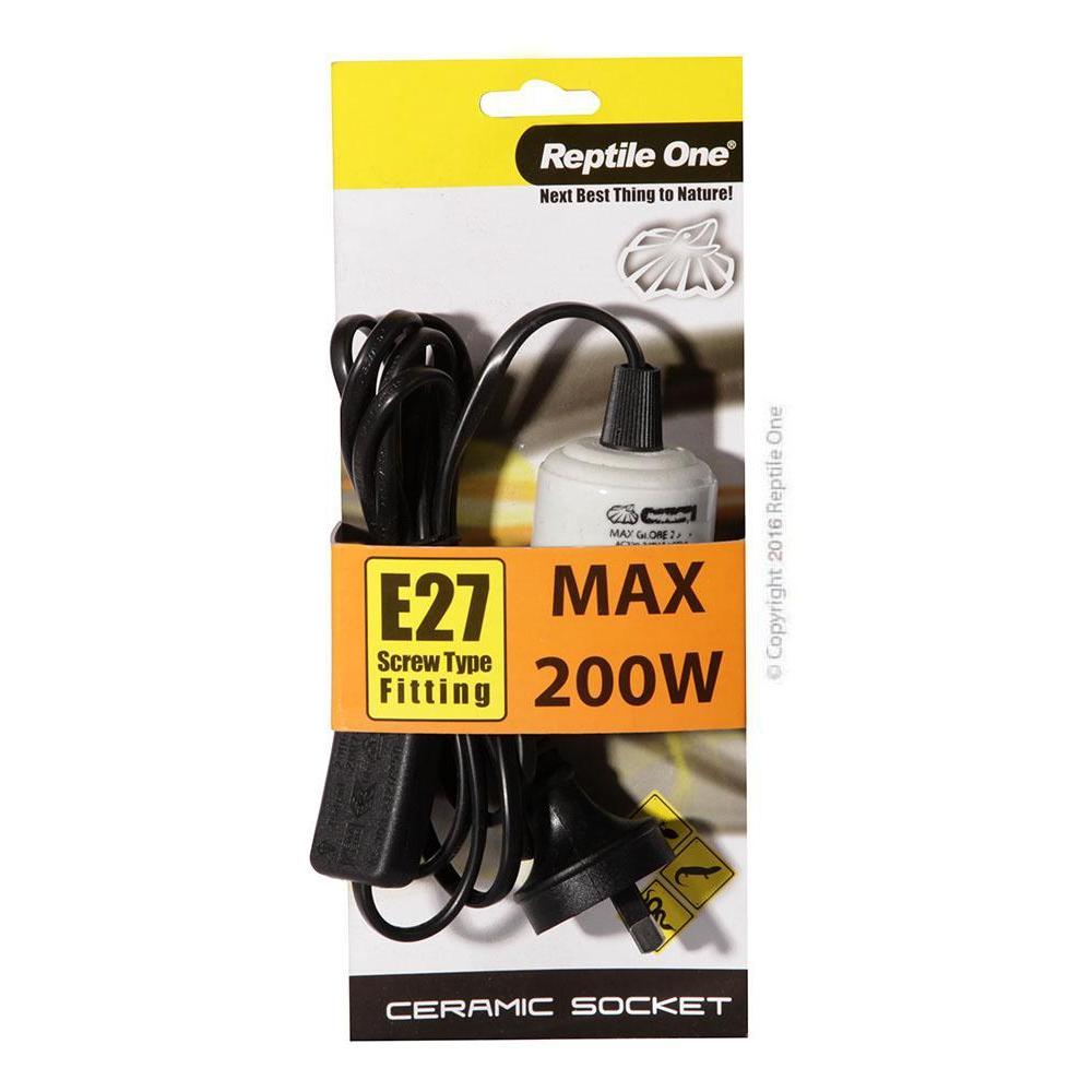 Reptile One Heat Lamp Ceramic Socket 200W