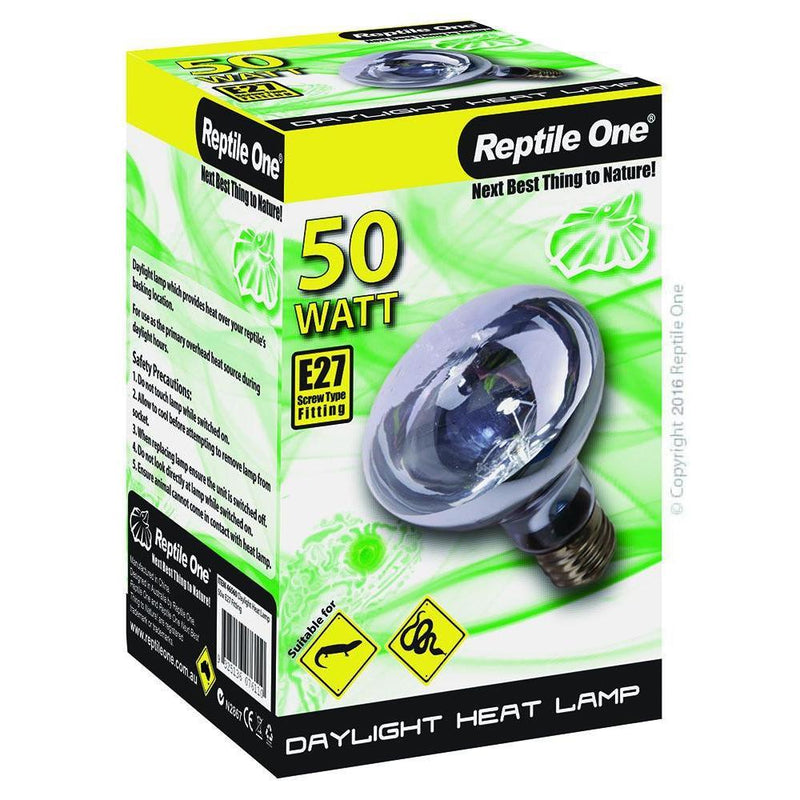 Reptile One Heat Lamp Day 50W E27-Habitat Pet Supplies