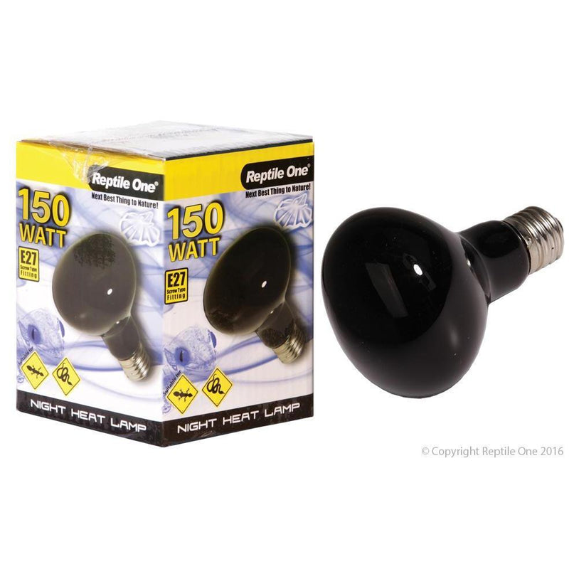 Reptile One Heat Lamp Night 150W E27-Habitat Pet Supplies