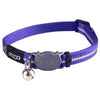 Rogz AlleyCat Safeloc Extra Small Cat Collar Purple (+_+)-Habitat Pet Supplies