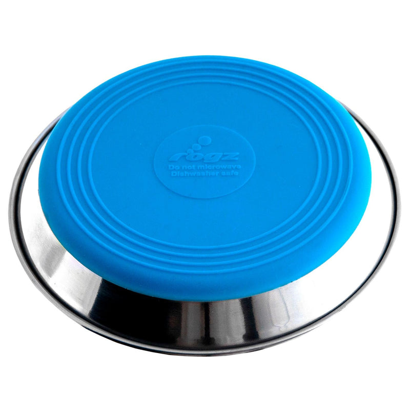 Rogz Anchovy Stainless Steel Cat Bowl Blue (+_+)