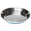 Rogz Anchovy Stainless Steel Cat Bowl Blue (+_+)-Habitat Pet Supplies