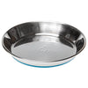 Rogz Anchovy Stainless Steel Cat Bowl Blue-Habitat Pet Supplies