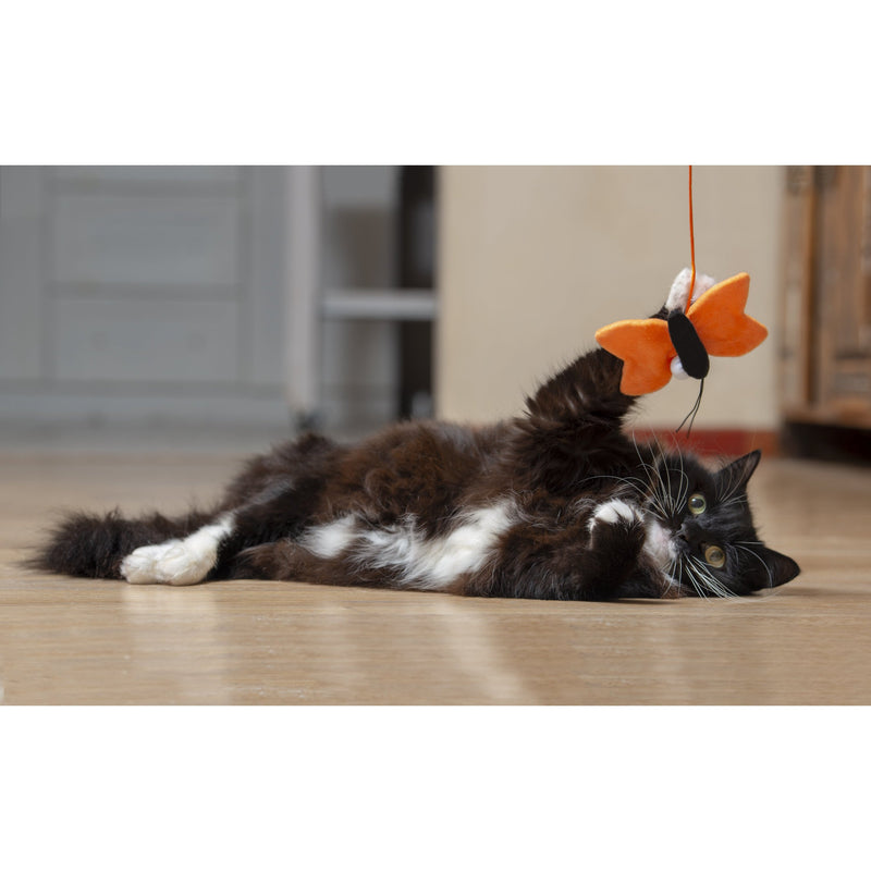 Rogz Cat Toy Wand Teaser Catnip Mouse***