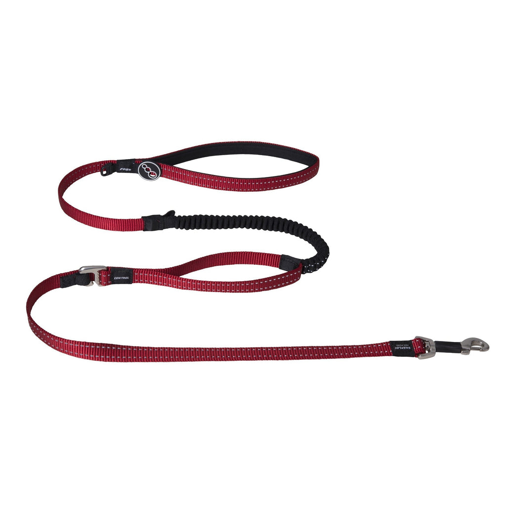 Rogz Classic Control Medium Dog Lead Red-Habitat Pet Supplies