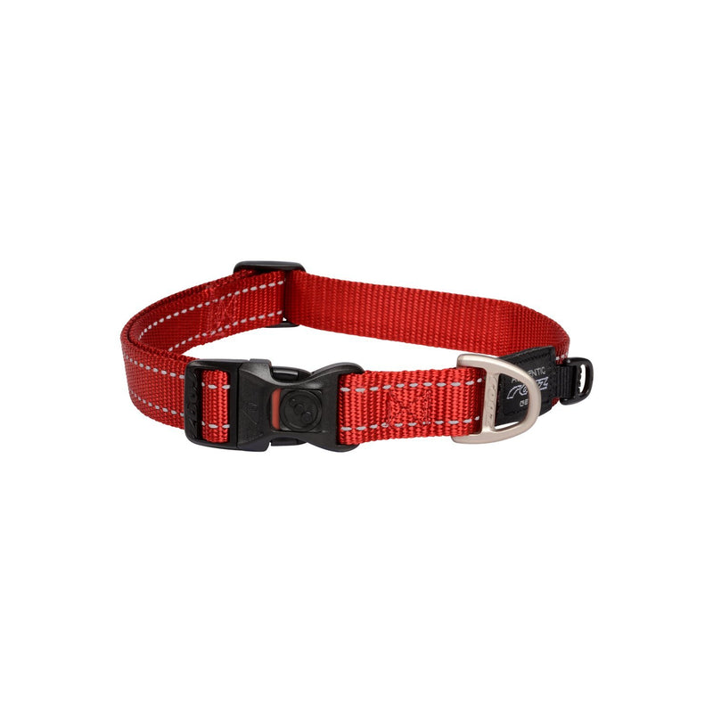Rogz Classic Large Dog Collar Red-Habitat Pet Supplies