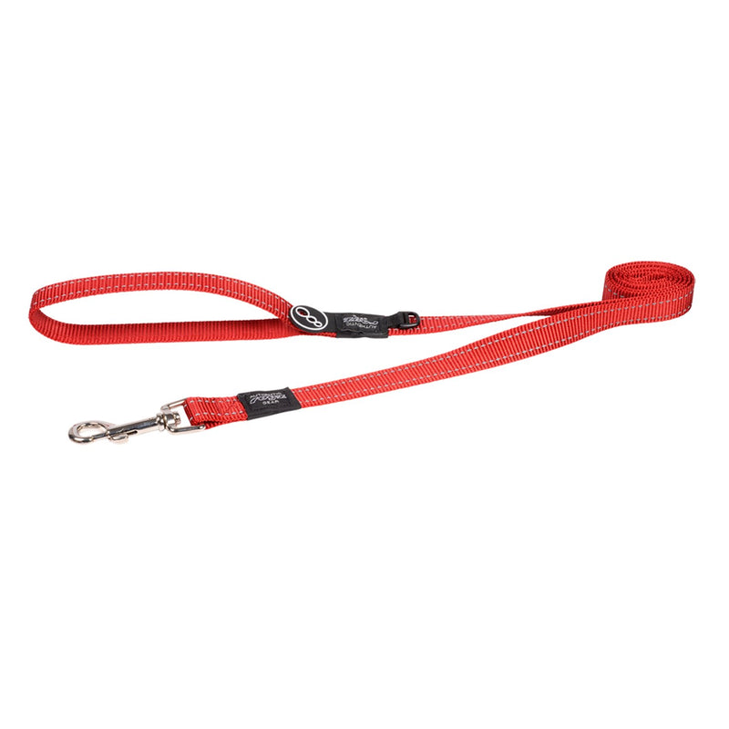 Rogz Classic Large Dog Lead Red-Habitat Pet Supplies