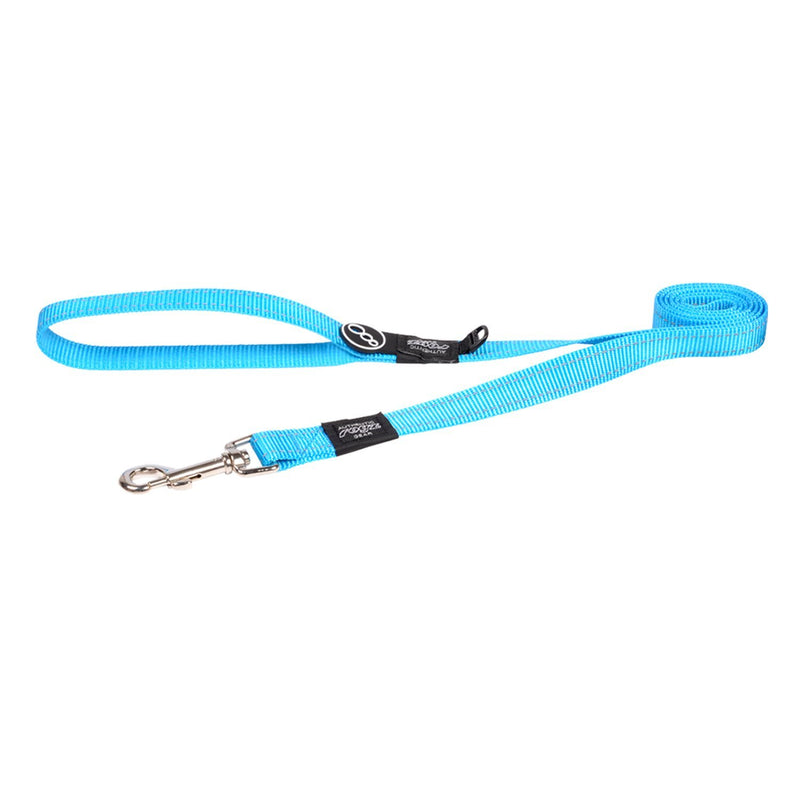 Rogz Classic Large Dog Lead Turquoise :->>-Habitat Pet Supplies
