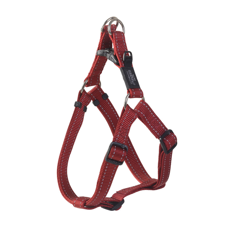 Rogz Classic Large Dog Step-In Harness Red***-Habitat Pet Supplies