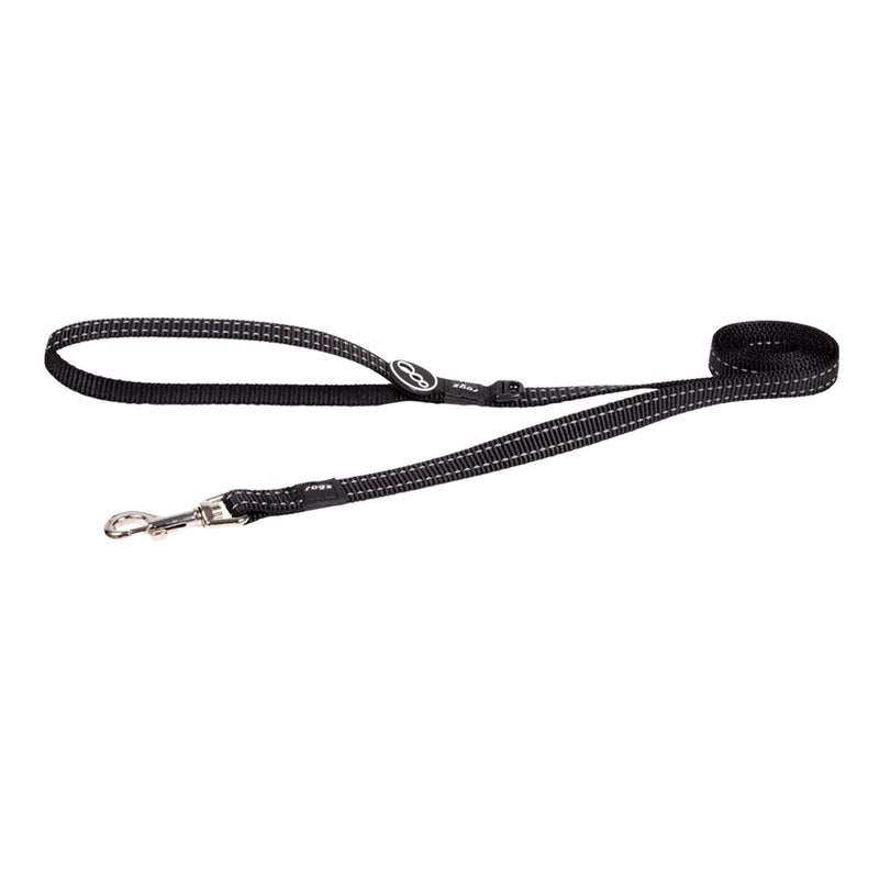 Rogz Classic Medium Dog Lead Black-Habitat Pet Supplies